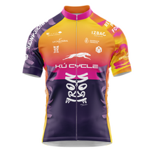 Charger l&#39;image dans la galerie, 🟠🟣👩 IRON TOINOU Maillot Cyclisme Femme Orange/Pink
