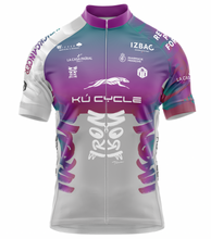 Charger l&#39;image dans la galerie, 🟣👩 IRON TOINOU Maillot Cyclisme Femme Grey/Purple
