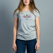 Charger l&#39;image dans la galerie, FFTL Femme Tee-shirt Gris manches courtes
